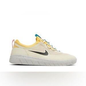 Excellent Condition Nike Nyjah Free 2 SB 'Beach Topaz Gold' Size 10 Mens